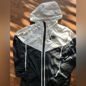 Black and White Nike Windbreaker
